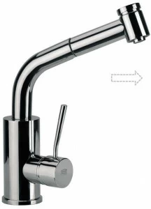 Remer Rubinetterie Смеситель для кухни из хромированной латуни с вытяжным душем Gourmet N 83 b