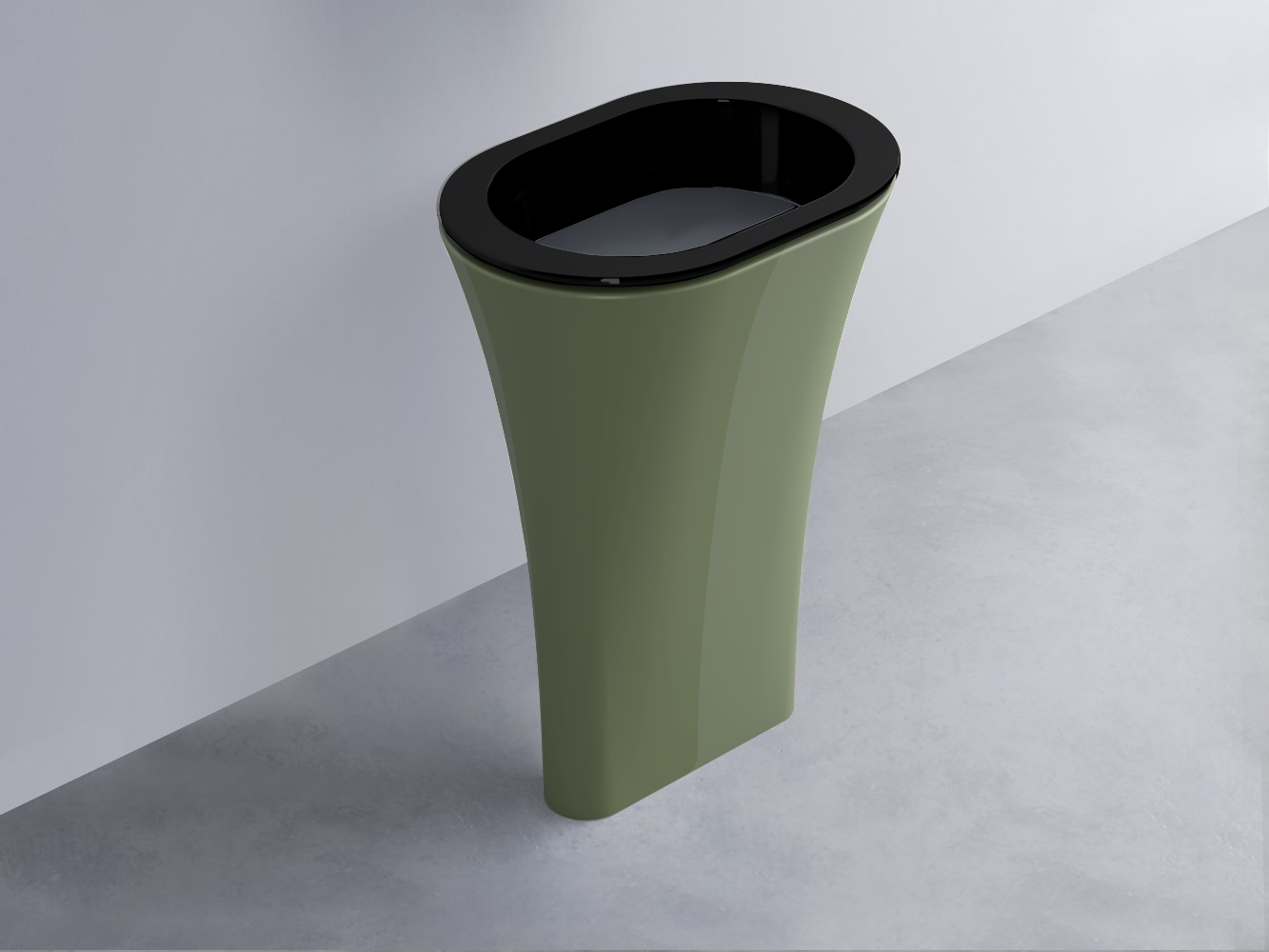 AMLA65-N+AMPILO-BA+AMCOLO-AG Раковина Amedeo Ovale отдельностоящая cielo Enjoy + Amedeo Ceramica Cielo