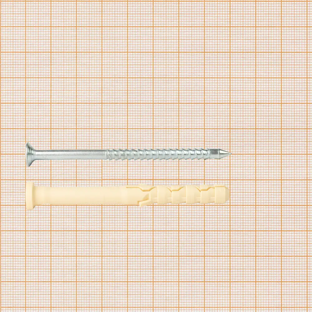 Дюбель-гвоздь Европартнер с цилиндрической манжетой 8×80 мм для бетона и кирпича 89383267 STLM-1425897 - Вид №5