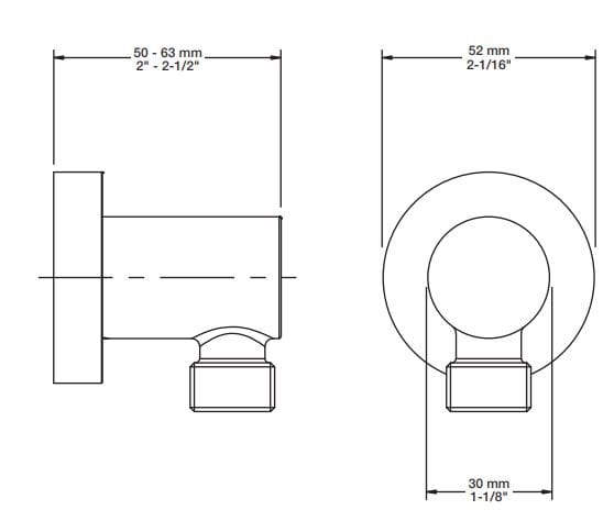 Термостатический встраиваемый душевой набор с насадкой для душа BARIL PRO-4230-56 ARCH-00031370 - Вид №7