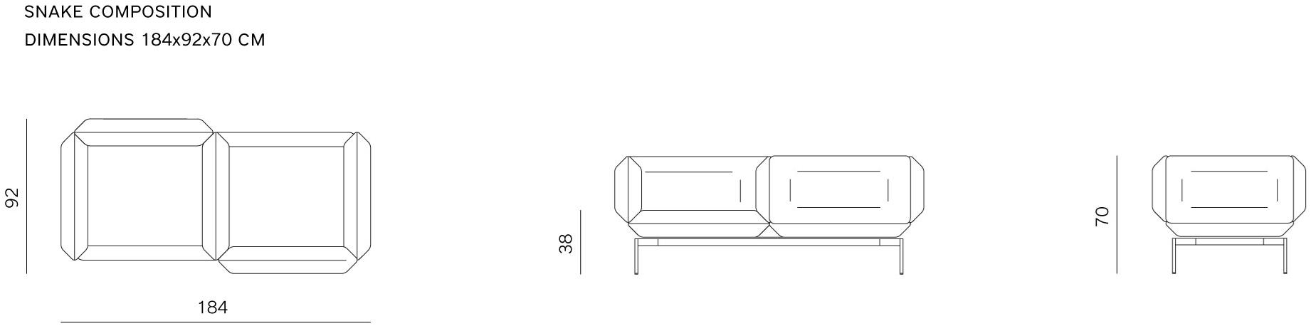 prostoria Модульный диван Segment sun-id-1502602 - Вид №6