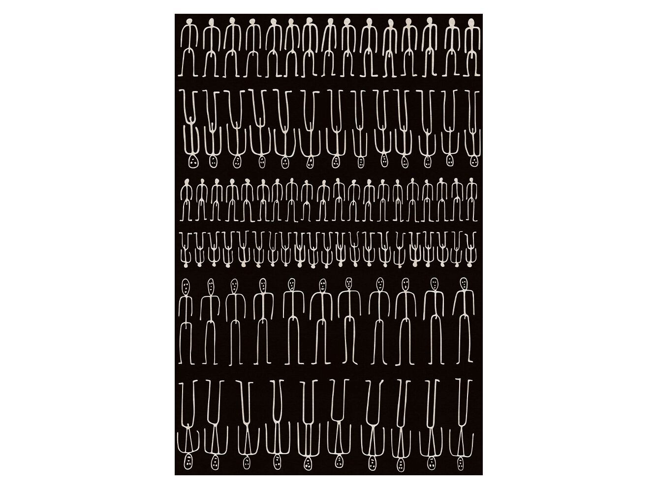 Прямоугольный ковер Qeeboo Ковер Genetic Tales ARCH-00007325