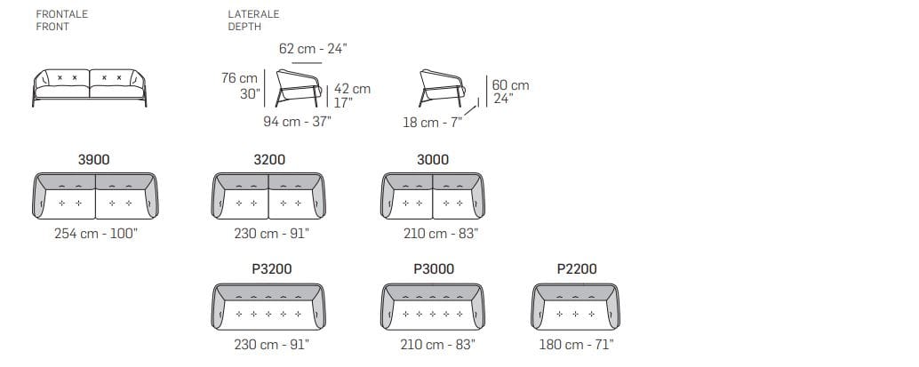 Тканевый диван NICOLINE CHARME ARCH-00085399 - Вид №8