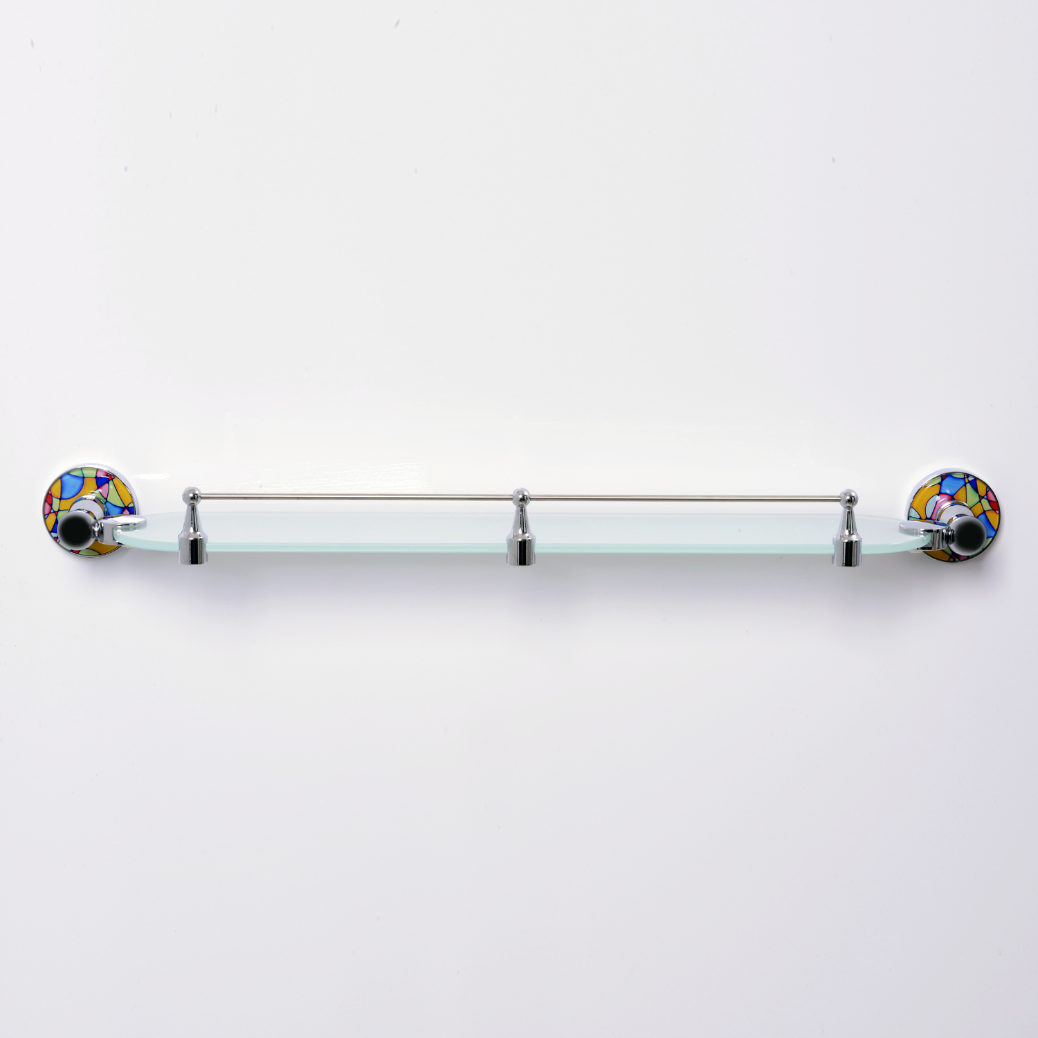 K-2244 Diemel Полка стеклянная с бортиком WasserKRAFT Diemel K-2200  - Вид №2