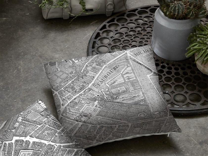 Koziel Квадратная подушка из полиэстера Turgot map of paris 9997-83  - Вид №1