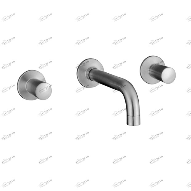 Оно. 90 02. Настенный Mi с тремя отверстиями Quadrodesign Ono