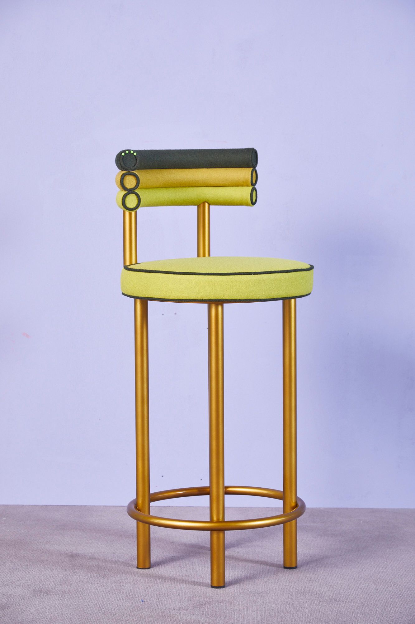 Высокий бархатный стул Paolo Nesi JIMMY ARCH-00118829 - Вид №5