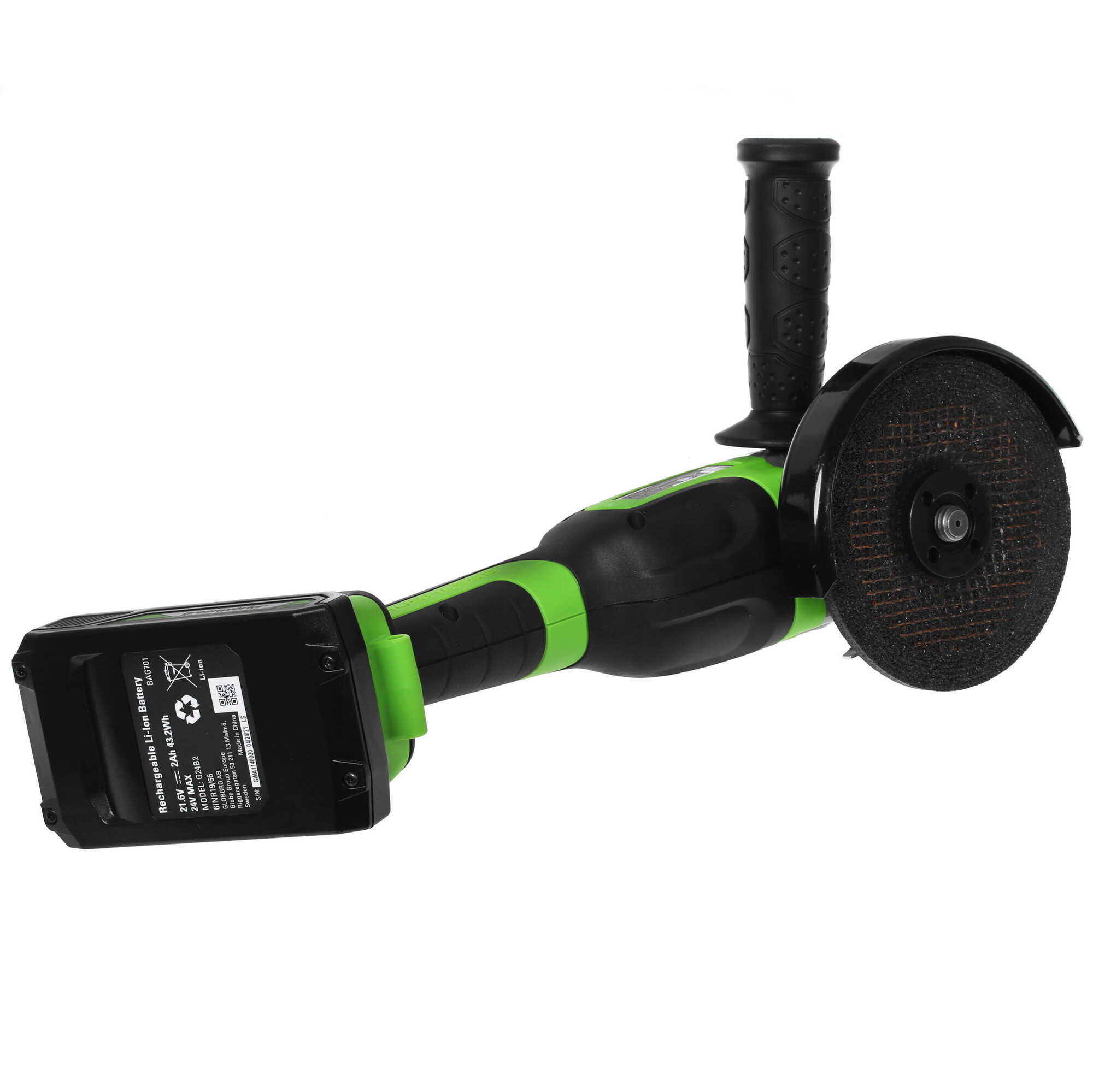 Углошлифовальная машина (УШМ) Greenworks GD24AG 24V 5346973 STDN-0043103 - Вид №4