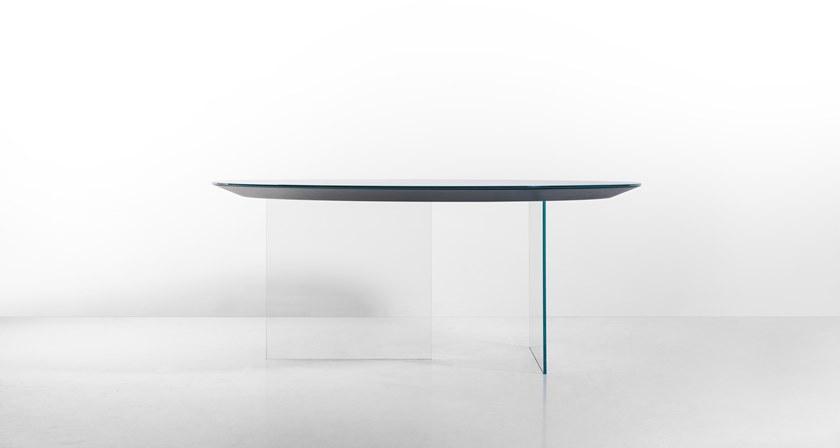 Lago Круглый стеклянный стол Air sun-id-1483677 - Вид №1