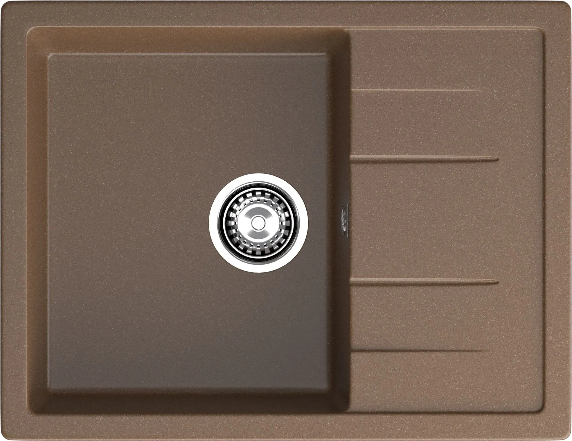 Кухонная мойка Искусственный камень QUADRO S213 GranFest Q-650L-S213