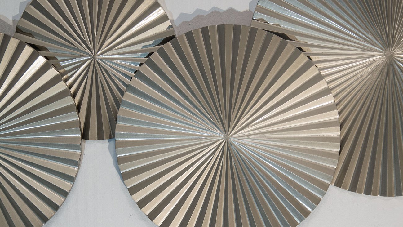 Панно декоративное настенное из дерева 120х70 см шампань Inflow-4 EVENHOME  00-3878803 Бежевый  - Вид №2