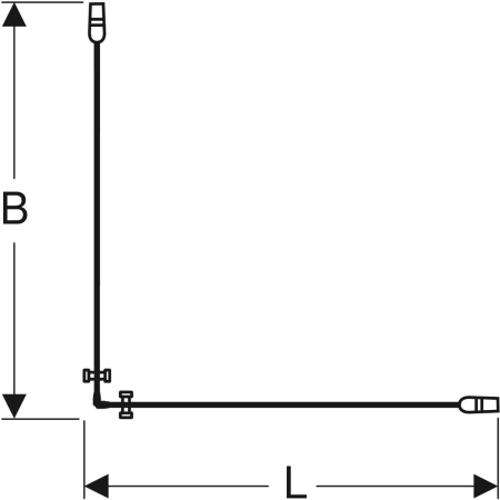 502.011.00.5 Квадратная душевая перегородка IDO Showerama 10-02 Geberit  - Вид №2