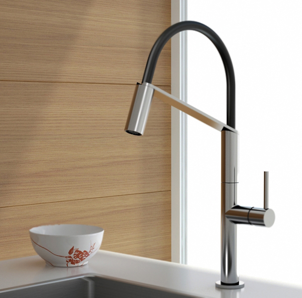 OB920602015 Смеситель для кухни Webert Kitchen Oblique Pro  - Вид №1