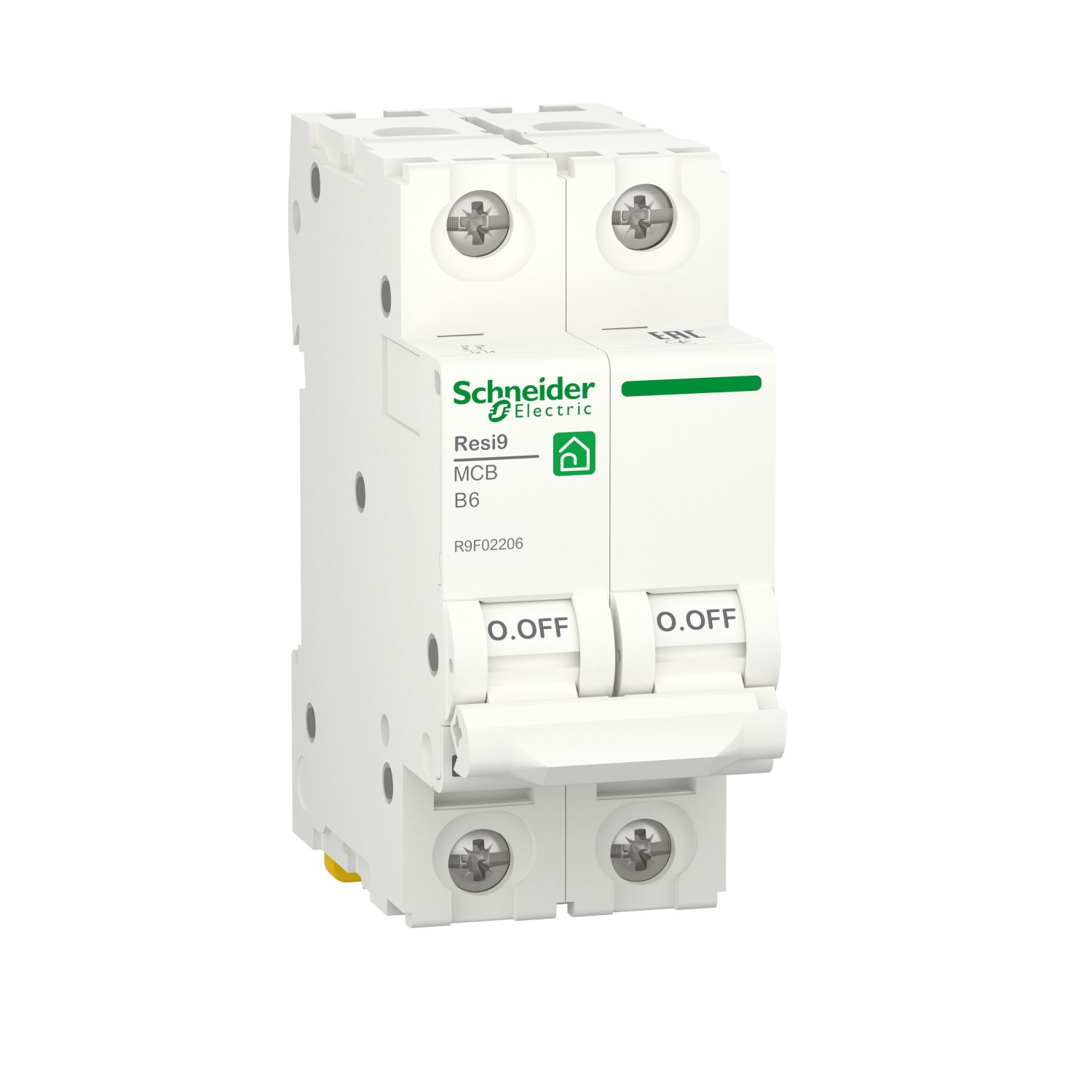 R9F02206 Автоматический выключатель 2P 6А (B) 6кА Schneider Electric Resi9 