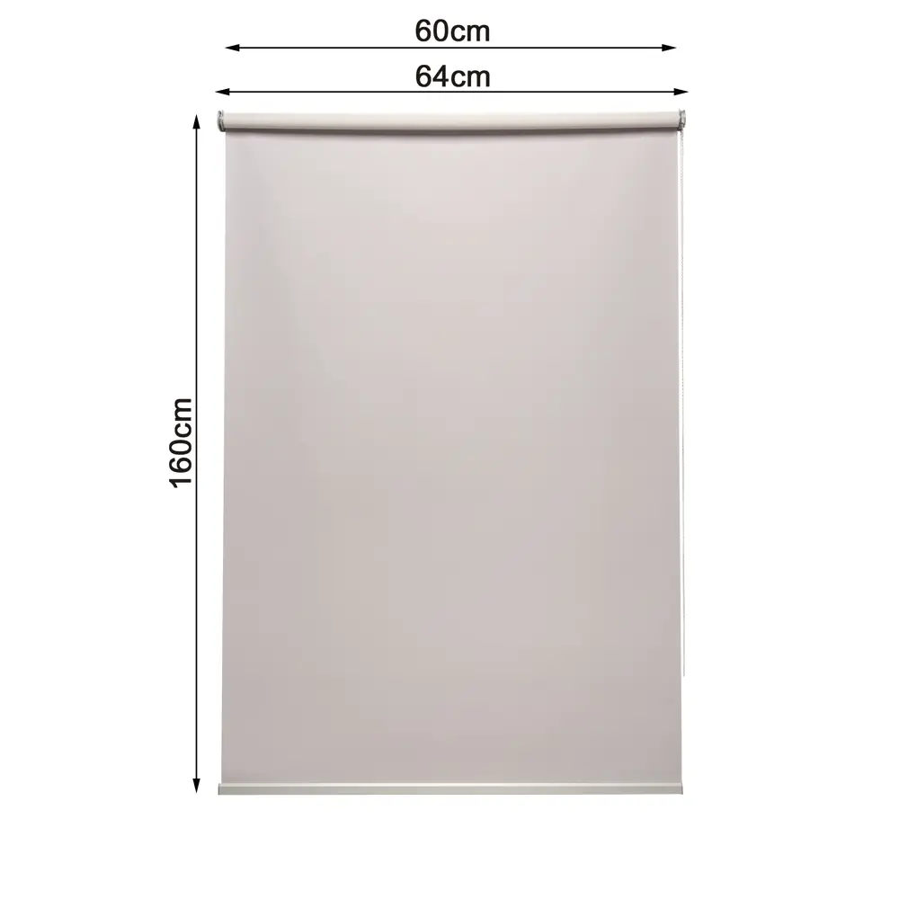 INSPIRE Belem - Рулонная штора блэкаут светло-серая 60×160 см 82689381 STLM-0034088 - Вид №2