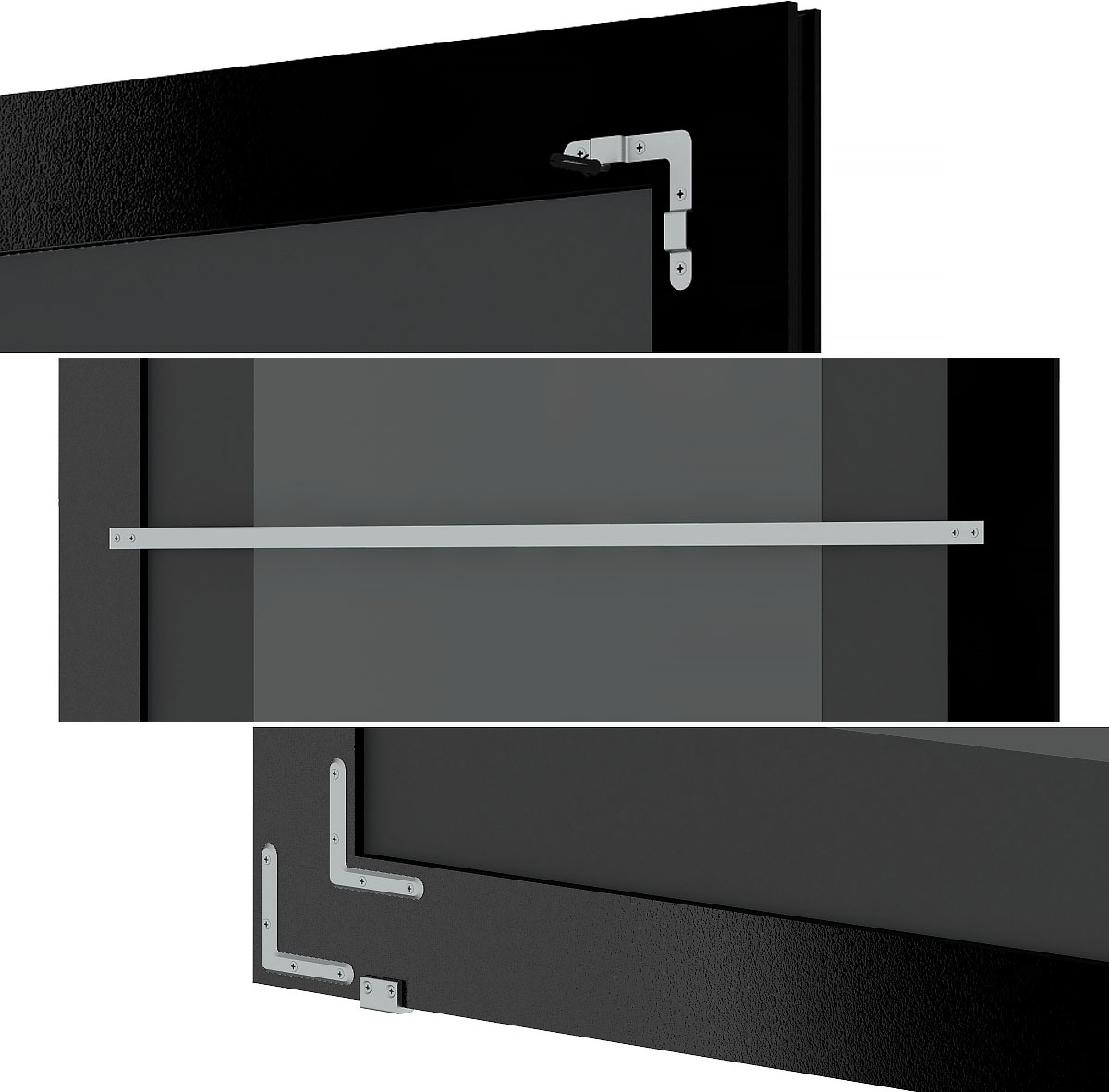 BY 6110 Зеркало напольное с фацетом в багетной раме - старый гипс 82 mm EVOFORM Exclusive floor - Вид №2