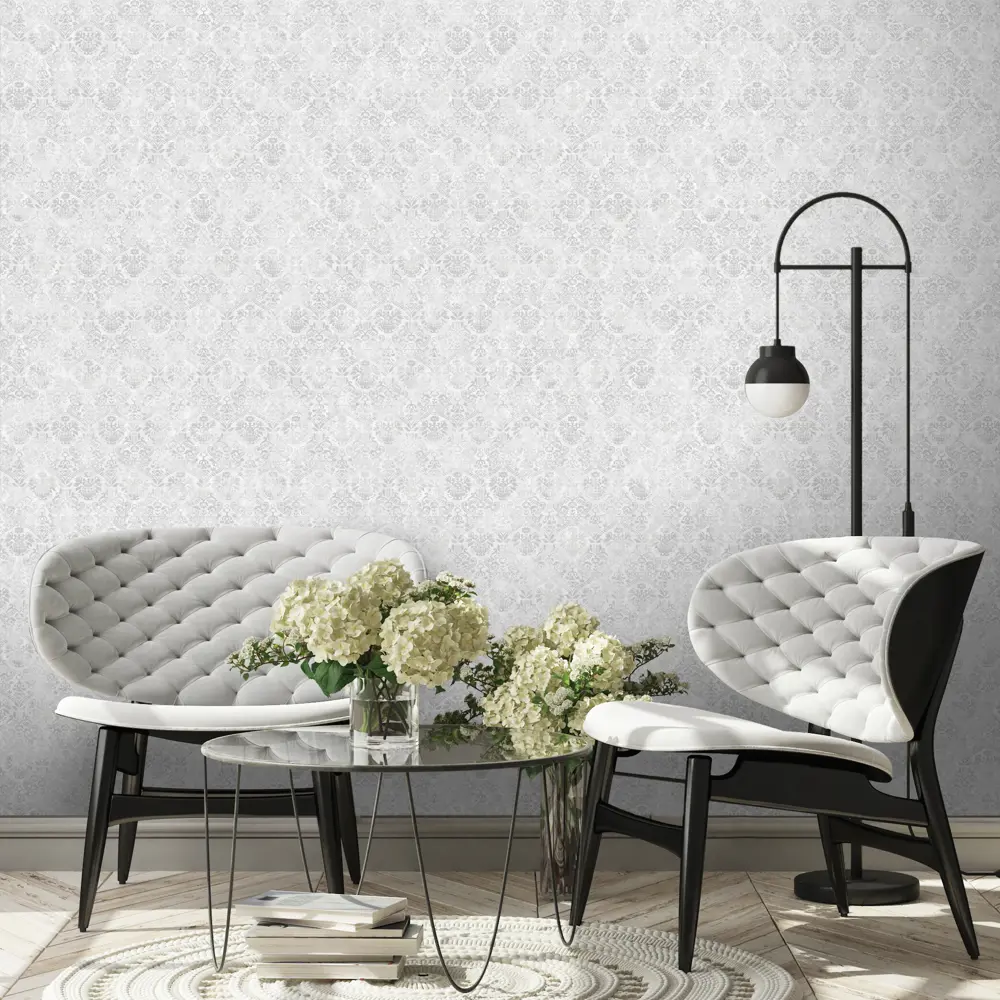 Обои флизелиновые Euro Decor Marco белые 1.06 м ED7116-00 88468847 STLM-2054960 - Вид №2
