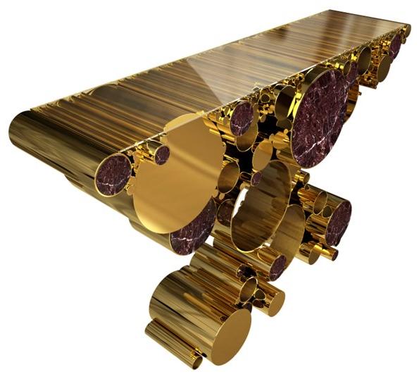 Malabar Прямоугольная консоль из латуни Wanderlust sun-id-1409351 - Вид №2