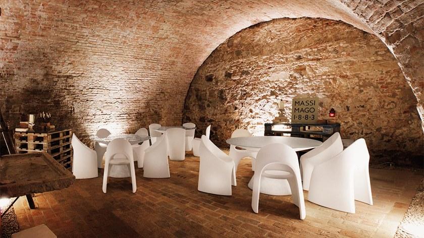 SLIDE Штабелируемый стул из полиэтилена Amélie Amelie sun-id-1423930 - Вид №6