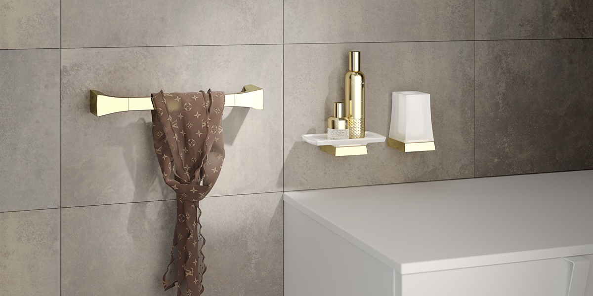 Sonia Стакан для зубных щеток настенный S7-Midcentury Design Золото S7-MID CENTURY DESIGN 138395 - Вид №1