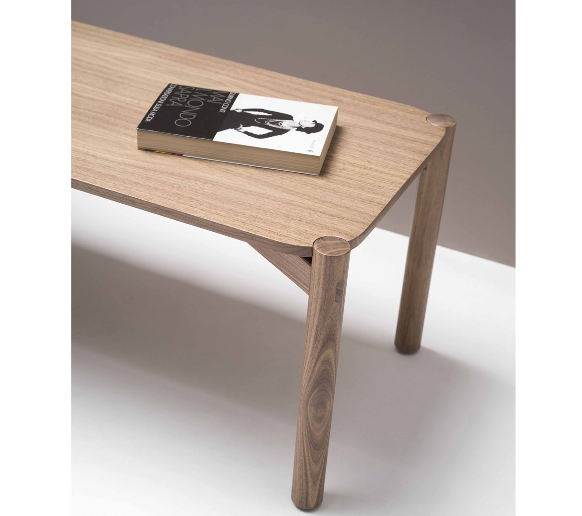 Ex.T Panchina Скамейка из орехового дерева EXPANCHINANOCE  - Вид №4