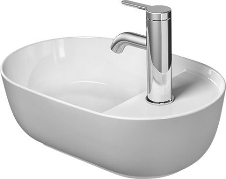 0381422100 Накладная раковина на столешницу  овальная Duravit Luv - Вид №1