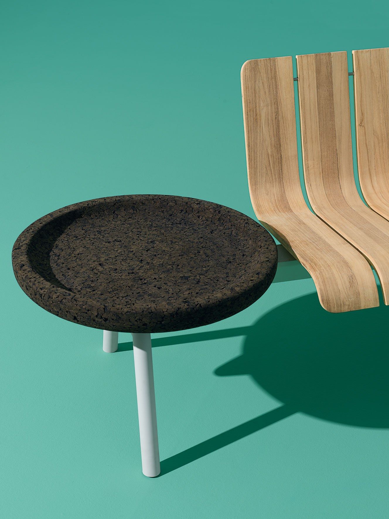 Алюминиевая и деревянная скамья со спинкой Ethimo Ace ARCH-00122616 - Вид №52