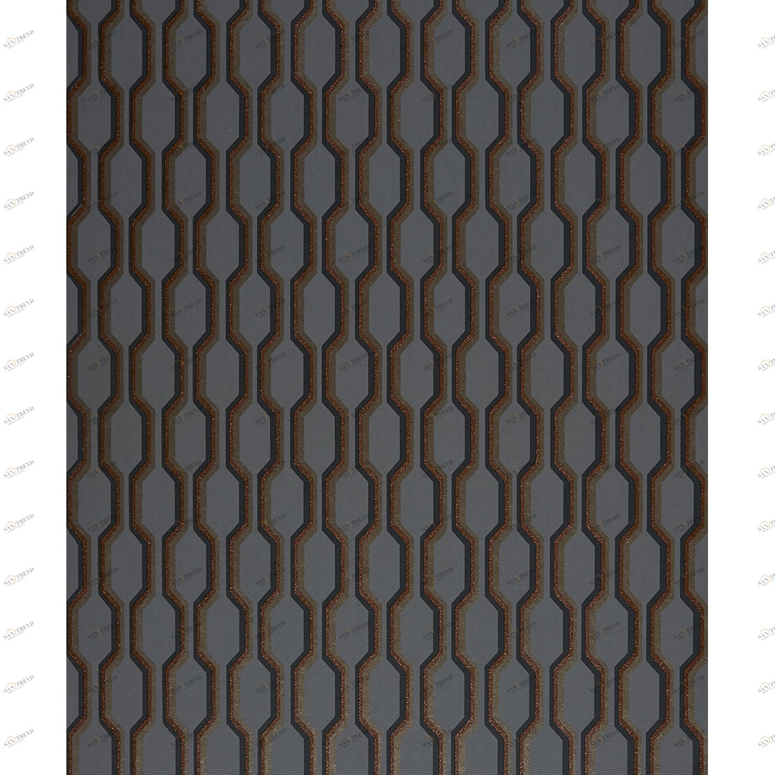 Рулон обоев MIDNIGHT 3 MDG26483122. Основа нетканый материал Casadeco