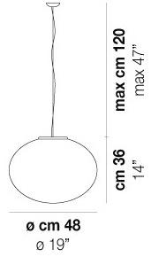 Vetreria Vistosi Подвесной светильник из дутого стекла Lucciola sun-id-1430926 - Вид №1
