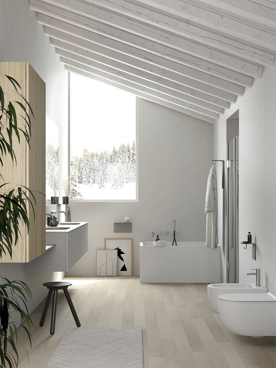 Шкаф для умывальника / полная мебель для ванной комнаты Rexa Interlude ARCH-00102649 - Вид №3