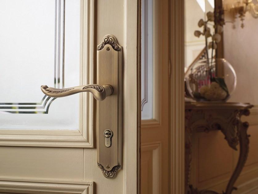 LINEA CALI' Ручка из хромированной латуни на розетке с замком Lady sun-id-1500173 - Вид №1