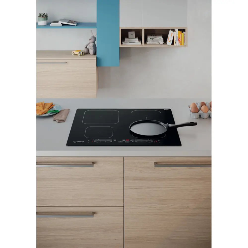 Варочная панель индукционная Indesit IB 65B60 NE 4 конфорки 59x51 см цвет чёрный 82597940 STLM-2042994  - Вид №6