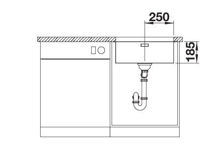 526122 Кухонная мойка Blanco Solis 500-U  Blanco Solis  - Вид №9