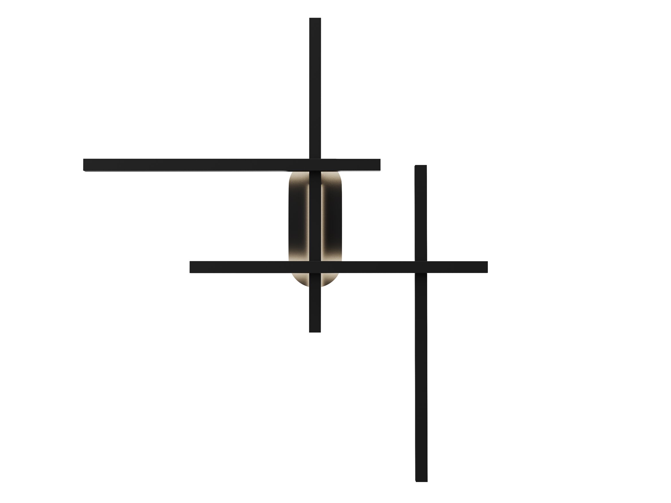 Алюминиевый светодиодный настенный светильник с регулируемой яркостью Maytoni Halo ARCH-00012733