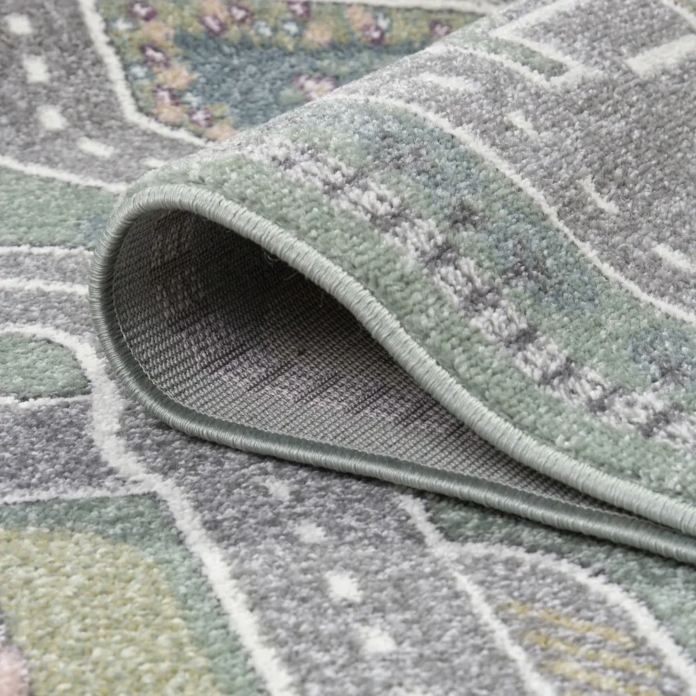 Ковер Santreyd Призма 150×230 см зеленый с высоким ворсом 89376423 STLM-1332716 - Вид №3