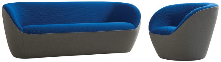 Roche Bobois 2-местный тканевый диван Edito sun-id-1505887 - Вид №3