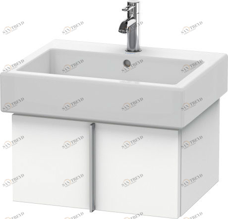 VE610401818 Vero Тумбочка подвесная Белый матовый, декор Duravit