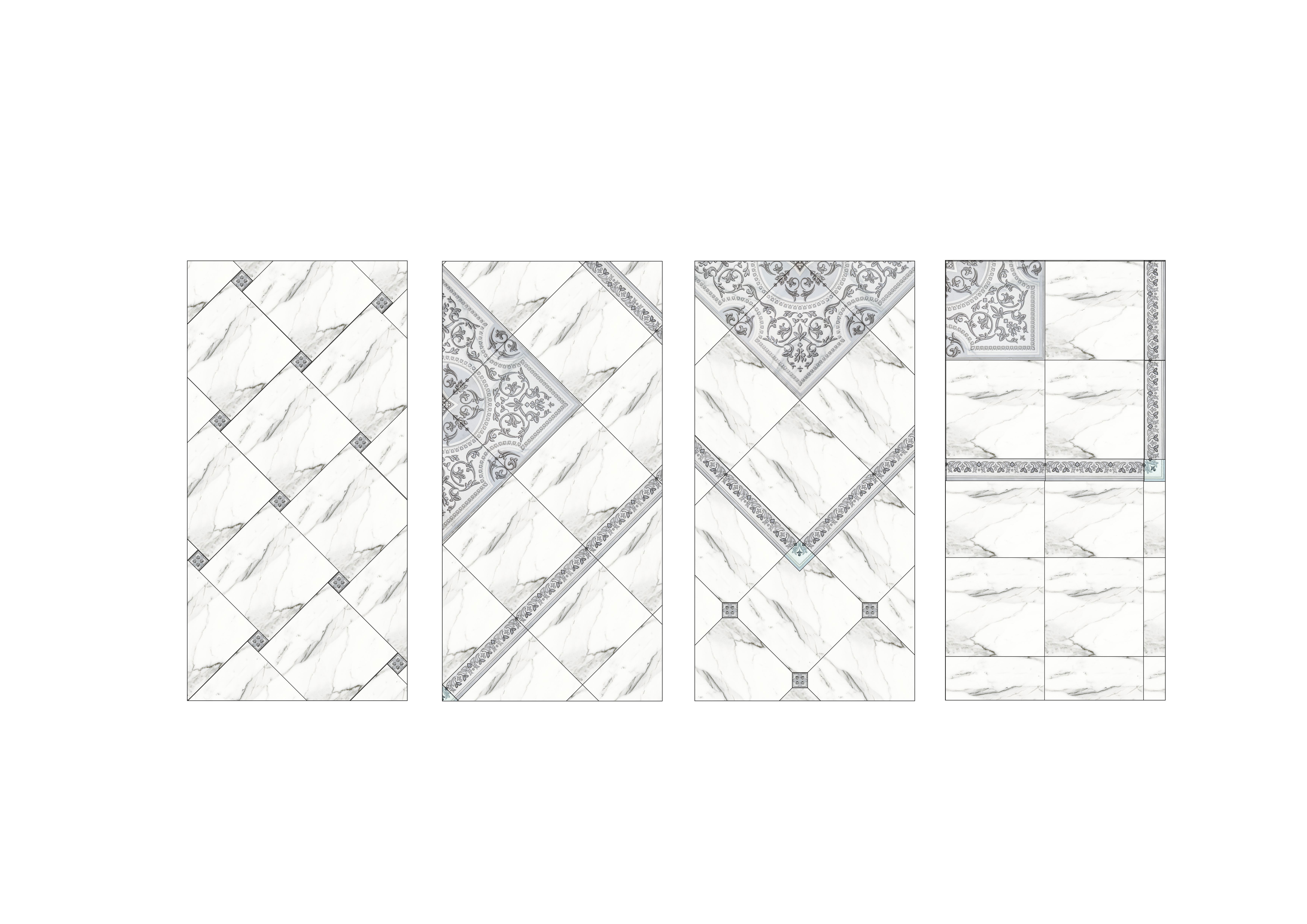 LB CERAMICS Бьянка Каррара - декоративная вставка для пола 7×7 см 88295561 STLM-0077482 - Вид №3