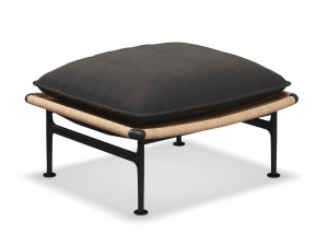 Плетеная и тканая прямоугольная Садовая подставка для ног