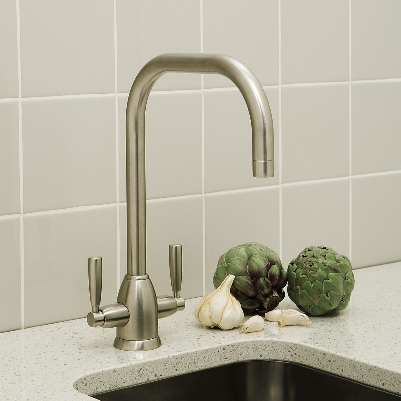 4863 Смеситель для мойки Oberon с U-образным изливом Traditional Perrinandrowe - Вид №2