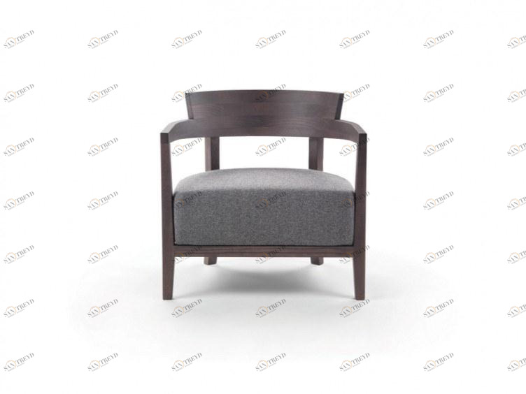 Flexform Кресло из дерева с подлокотниками sun-id-1506941