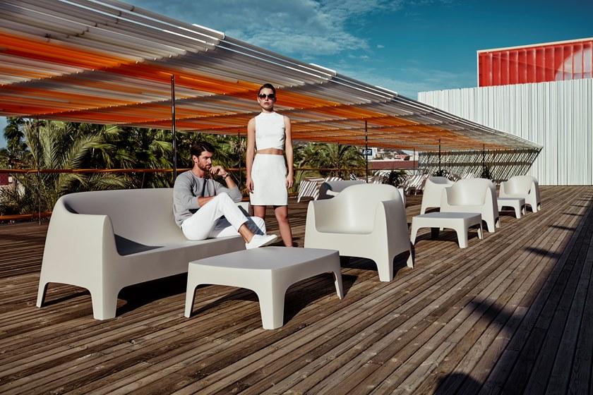 VONDOM Диван полипропиленовый Solid sun-id-1352640 - Вид №1