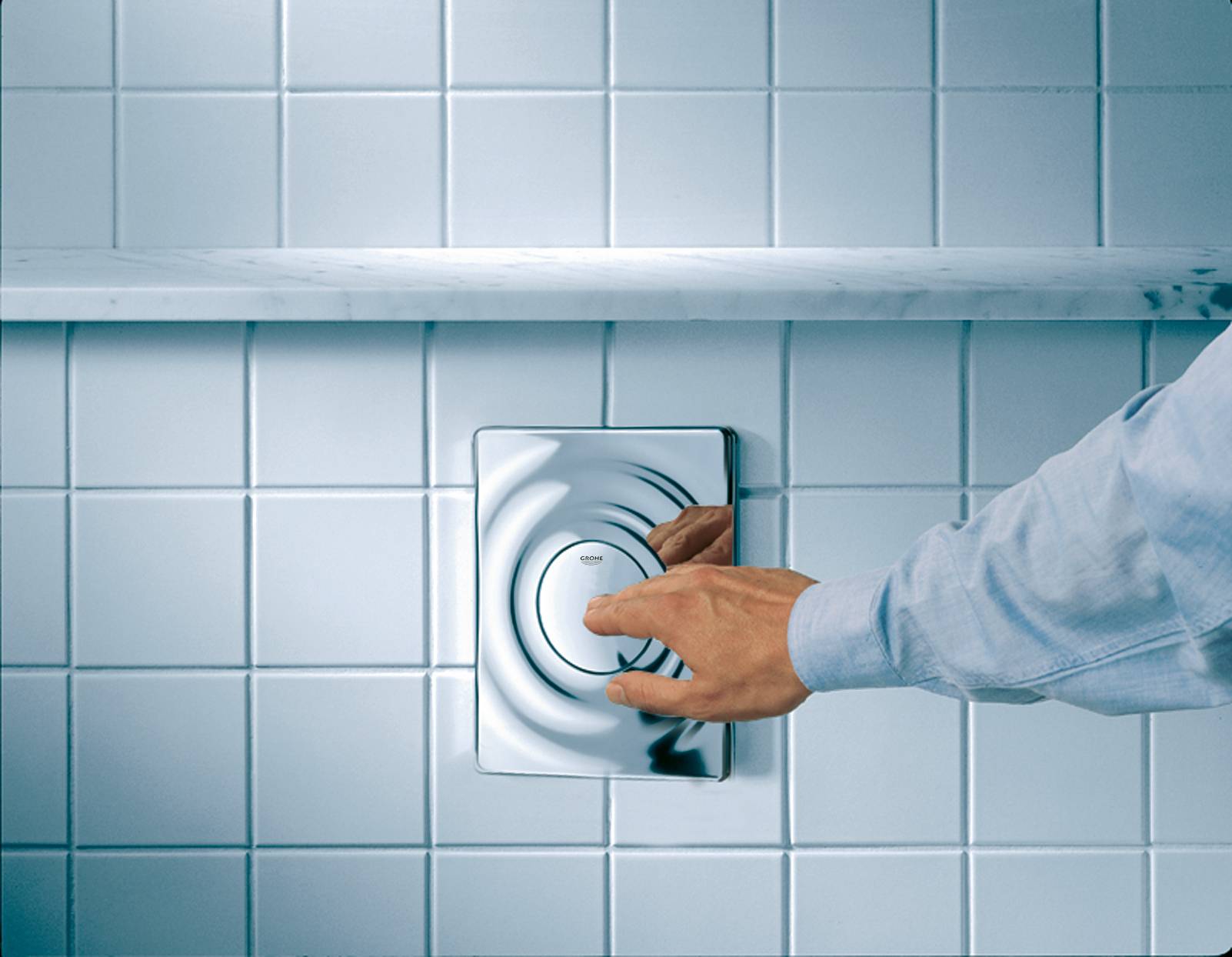 Панель смыва для писсуара GROHE Surf (1 режим смыва), хром (37063000) - Вид №6