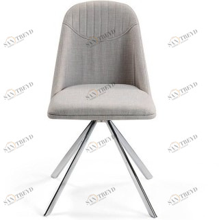 Поворотный стул Espacio Malva белый от Angel Cerda ANGEL CERDA  148247 Серый 