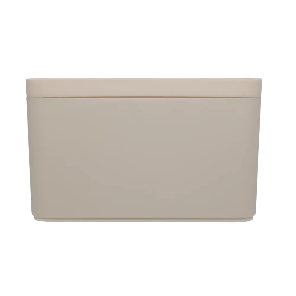 Органайзер для хранения Berossi 16x13x23 см 2.4 л пластик цвет кремовый 82771103 STLM-2109420  - Вид №6