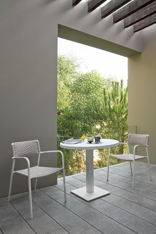 MNST1241 Обеденный стол pca shingle f11 75см x 75см Manutti Napoli - Вид №14