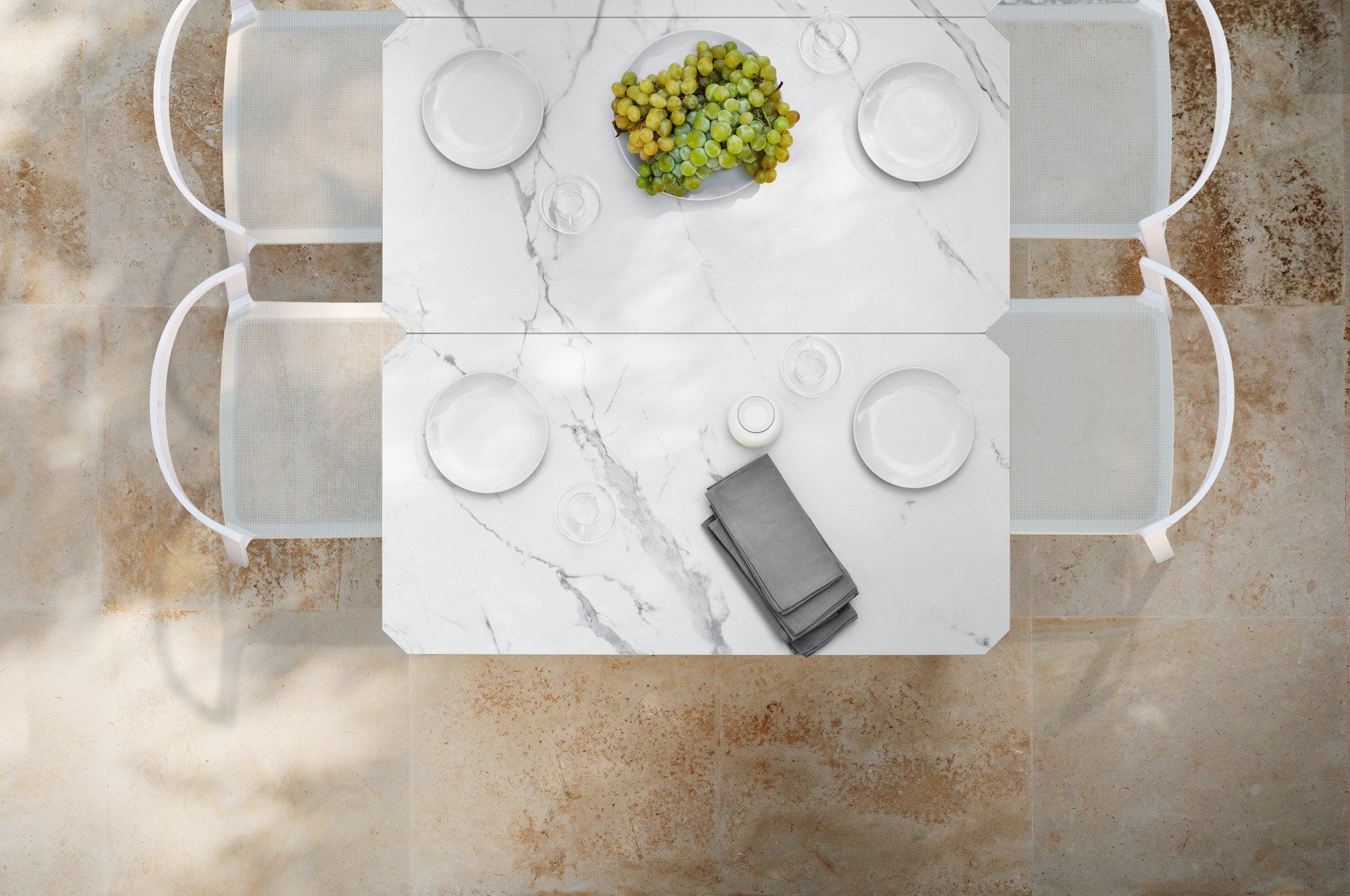 Алюминиевый штабелируемый садовый стул с порошковым покрытием MY YOUR Push ARCH-00111518 - Вид №11