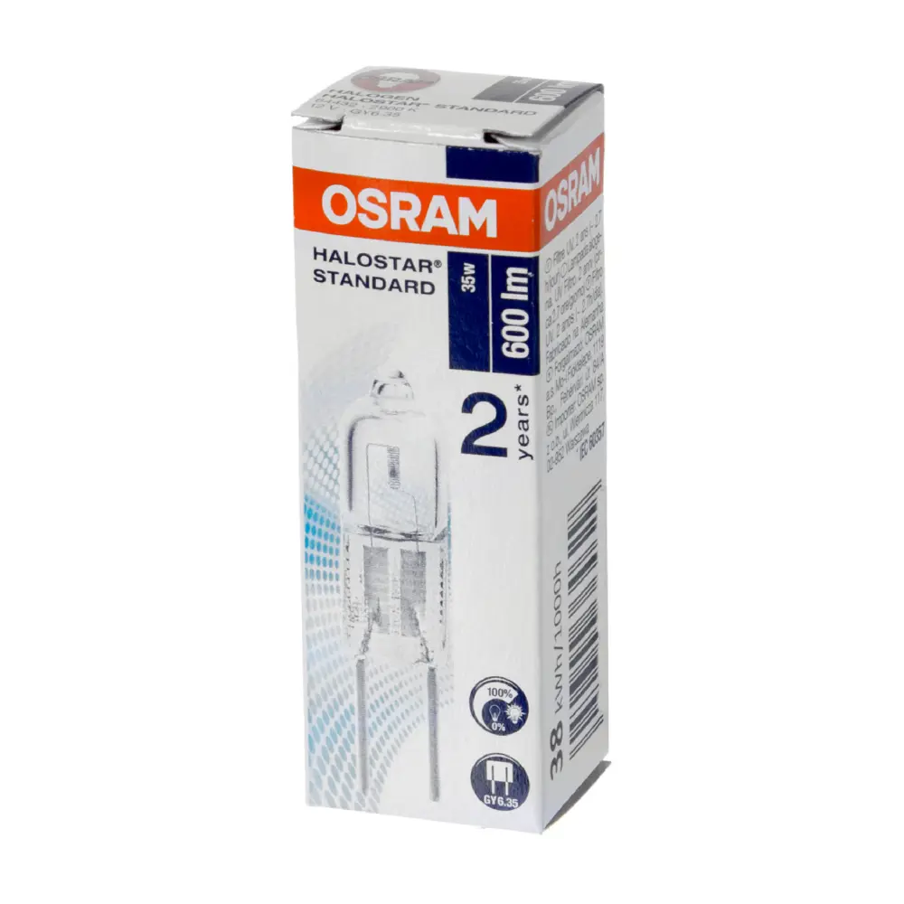 Лампа галогенная Osram капсула GY6.35 35 Вт 12 В свет тёплый белый 14225980 STLM-2008909  - Вид №1