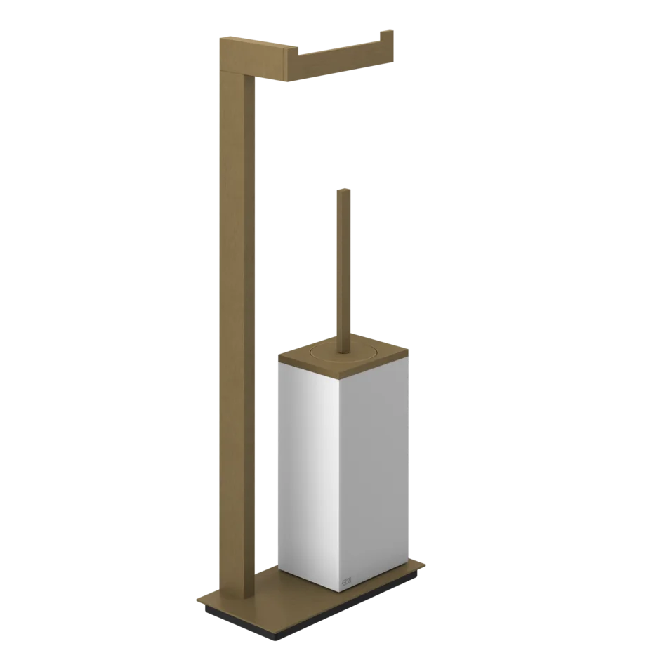 Держатель щетки-держатель рулона бумаги 20933 713 Gessi Inverso СТАРИННАЯ ЛАТУНЬ 20933713