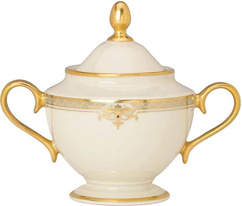 10573300 Lenox Сахарница Lenox "Республика" 12см Фарфор костяной 